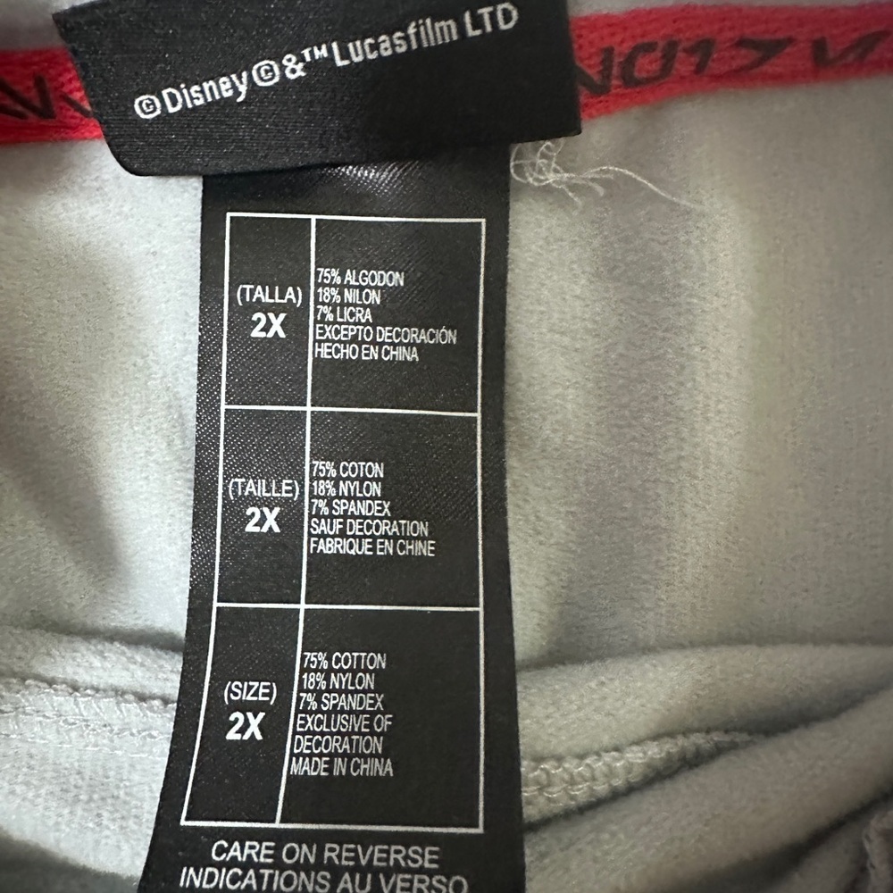 Disney Star Wars Galaxy Edge Mandalorian 709 First Order Gray Hoodie - Picture 7 of 8